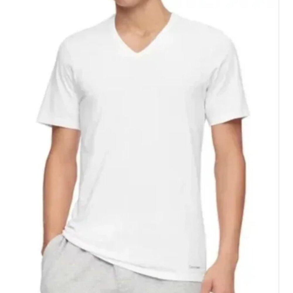 Calvin Klein cotton Slim Fit v-neck T-Shirt